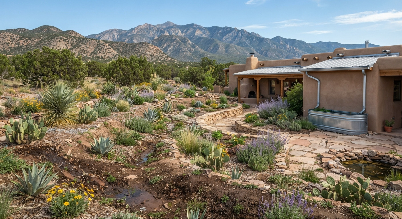 Rainwater Harvesting and Permaculture in Santa Fe's Landscape