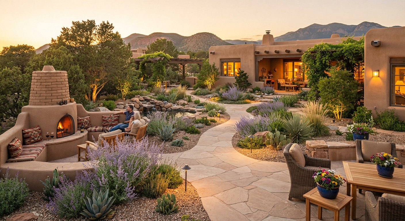 Landscaping in Santa Fe, New Mexico: Designs that Embrace High Desert Magic and Tradition